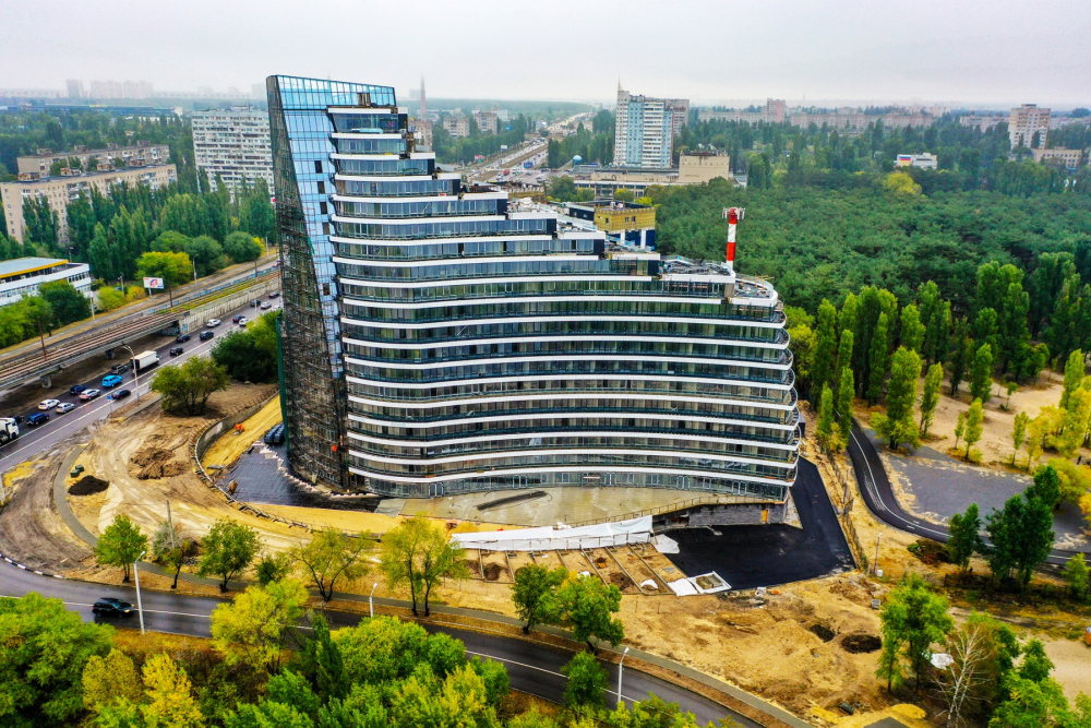 В Воронеже достраивается жилой комплекс, в котором применены технологии небоскребов Москва-сити