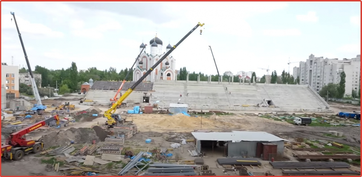 Реконструкция стадиона факел в воронеже фото