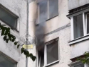 Пожар в многоэтажке сняли на видео в Северном микрорайоне Воронежа