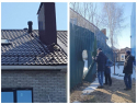 Появились фото частных домов, пострадавших от атаки украинских БПЛА в Воронеже 