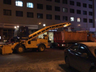 За прошедшую ночь в Воронеже вывезли 1765 кубометров снега