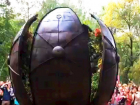 Чудо-яйцо в Центральном парке Воронежа попало на видео