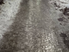 В сплошной каток после бурного снегопада превратились улицы Воронежа