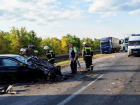 Четыре автомобиля столкнулись из-за ошибки одного под Воронежем 