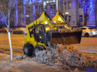В ночь на первый день весны воронежские коммунальщики вывезли 3,2 тыс. «кубов» снега