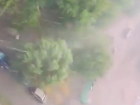 Ужасный ливень со шквалистым ветром в Воронеже попал на видео 
