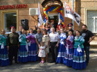 У Благовещенского собора Воронежа открылся казачий магазин