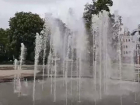 Пробный пуск фонтана попал на видео в Воронеже