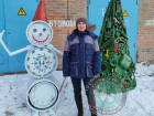Новогоднюю елку и снеговика в духе стимпанк соорудили в Воронежской области