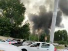 Мощнейший пожар на юго-западе Воронежа очевидцы записали на видео