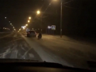 Воронежец прокатился на привязанных к автомобилю санках на скорости 130 км/ч по трассе М-4 «Дон»