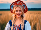 Нейро-красавица в кокошнике стала символом воронежской «Единой России»