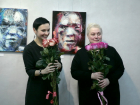 Сестры-художницы из Кёльна показали воронежцам свои картины на выставке «Texthintergrund»