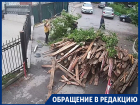 Конфликт соседей из-за баррикады сняла камера в Воронеже