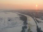 В Воронеже сняли на видео чарующую красоту реки Дон в последний день зимы