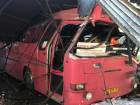 Рухнувшая крыша автопарка в Воронежской области разбила несколько автобусов