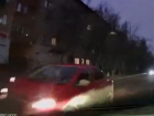 Авария и бегство с места происшествия попали на видео в Воронеже