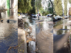 Невиданный потоп из-за коммунальной аварии омрачил субботу на севере Воронежа