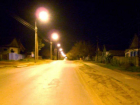 Во всех селах Лискинского района Воронежской области теперь есть уличное освещение
