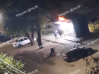 Жуткая ночная драка попала на видео в Воронеже