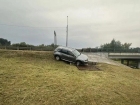 Пенсионер скончался после опрокидывания его Nissan на трассе под Воронежем