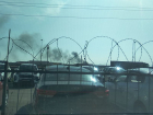 Дым со стороны тлеющего «Магнита» перепугал воронежцев