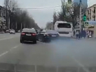 Яростный форсаж иномарки записали на видео в Воронеже