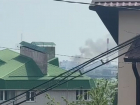 Масштабный пожар попал на видео на воронежском Машмете