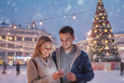 Билайн запустил новогоднюю акцию для клиентов «плана б.» — обмен гигабайтов на скидки и промокоды от партнёров