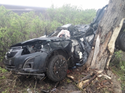 Под Воронежем автоледи всмятку разбила иномарку: двое погибших