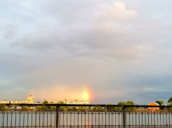 Радугу, похожую на факел, увидели в небе над осенним Воронежем