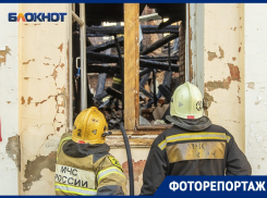 Что осталось от исторического дома после пожара в центре Воронежа