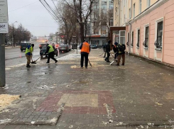 Из-за гололёда травмировались 285 воронежцев на прошедших выходных