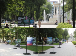 Баннеры с героями СВО установили в воронежском парке «Орленок»