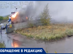 Загадочный пожар произошел в день выборов в Воронеже