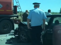 Жуткие последствия аварии на воронежской трассе в Лосево показали на видео