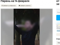 Необычные мужские услуги предложил воронежец на 14 февраля