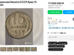 Астрономическую сумму просят за монету с браком времен СССР в Воронеже