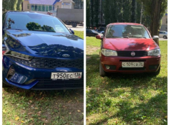«Заехали на газон, как к себе домой»: воронежцев разозлили две водительницы с плохим зрением  