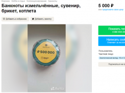 Удивительное рядом: воронежец утверждает, что пропустил через шредер 500 тысяч, чтобы продать их за пять