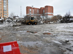 На месте старинной школы в Воронеже начали обустраивать сквер