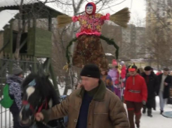 Как воронежцы проводили зиму на Соборном