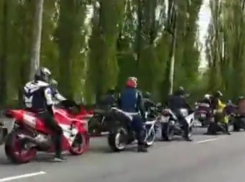 Сумасшедшее количество ревущих байков сняли в Воронеже