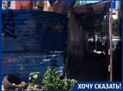 Воронежцы показали изношенный переход под носом у властей
