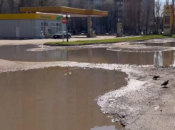 Бескрайнюю водную гладь вместо проезжей части показали на видео в Воронеже