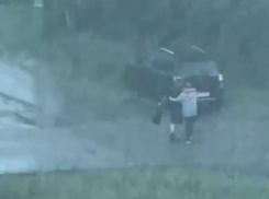 Романтика под ливнем: воронежская пара подарила людям улыбку в пасмурный день