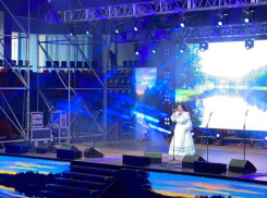 Воронежская певица выступила на концерте в Луганске с неофициальным гимном России