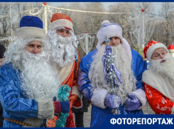 Разнообразные зимние волшебники захватили центр Воронежа