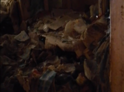 Горы омерзительного мусора оказались «бесхозными» в воронежской квартире, хозяин которой умер 