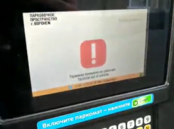 Неработающие паркоматы подставляют автомобилистов в центре Воронежа